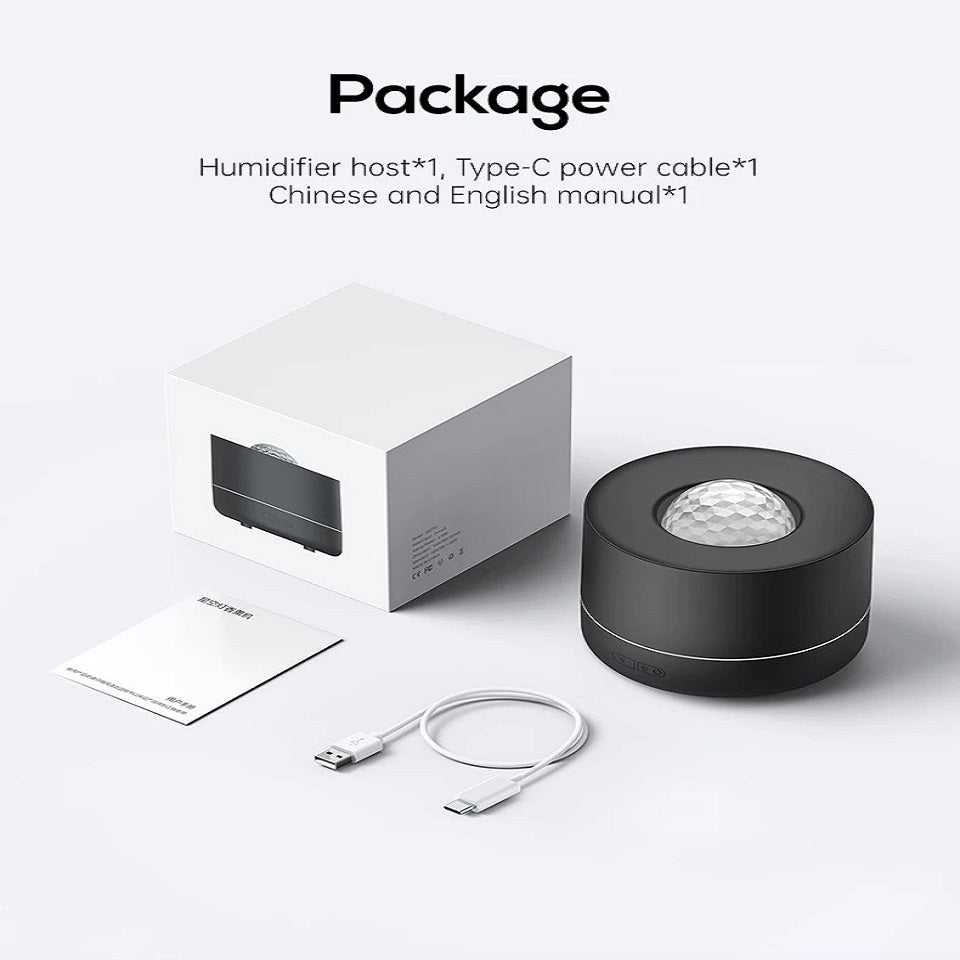 Humidifier with starry sky projection