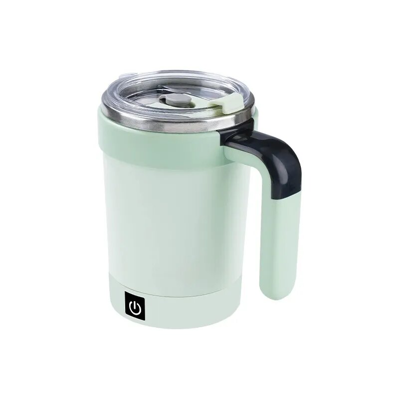 Automatic magnetic stirring mug