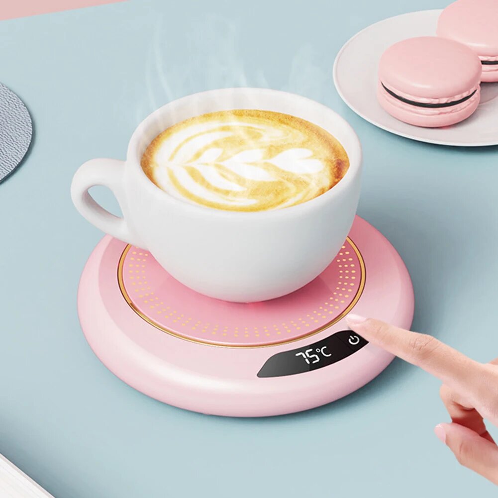 Cup warmer with USB port