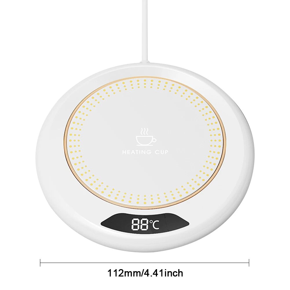 Cup warmer with USB port