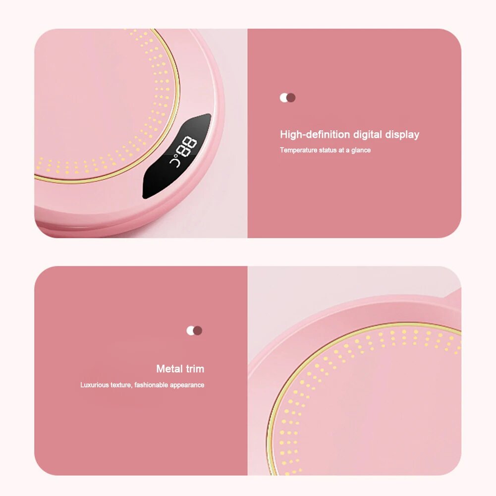 Cup warmer with USB port