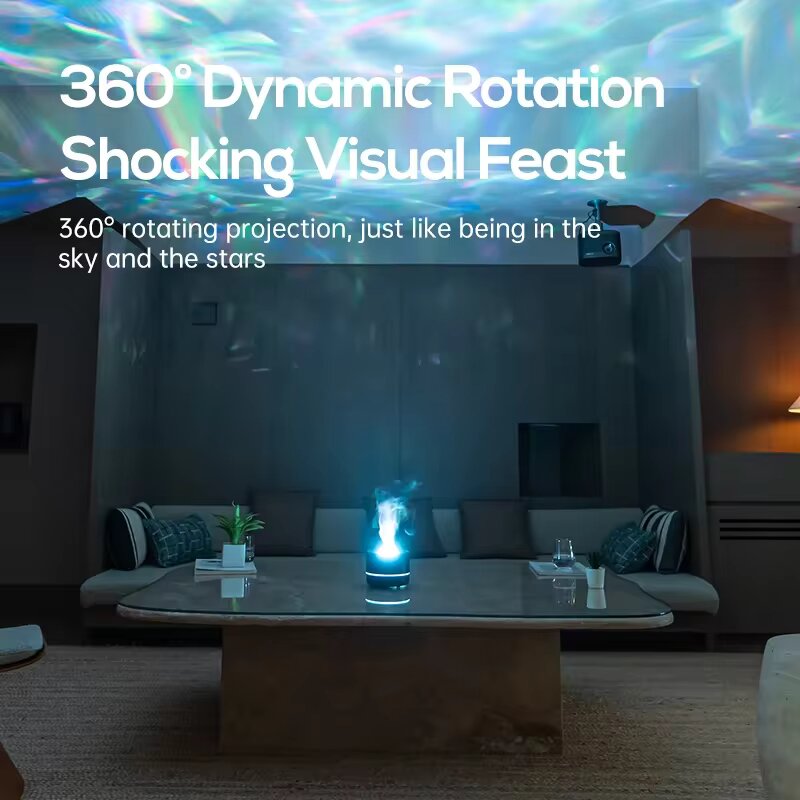 Humidifier with starry sky projection