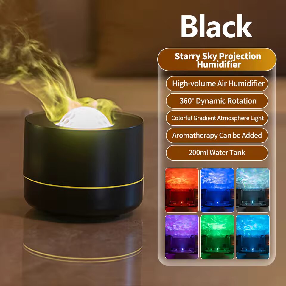 Humidifier with starry sky projection