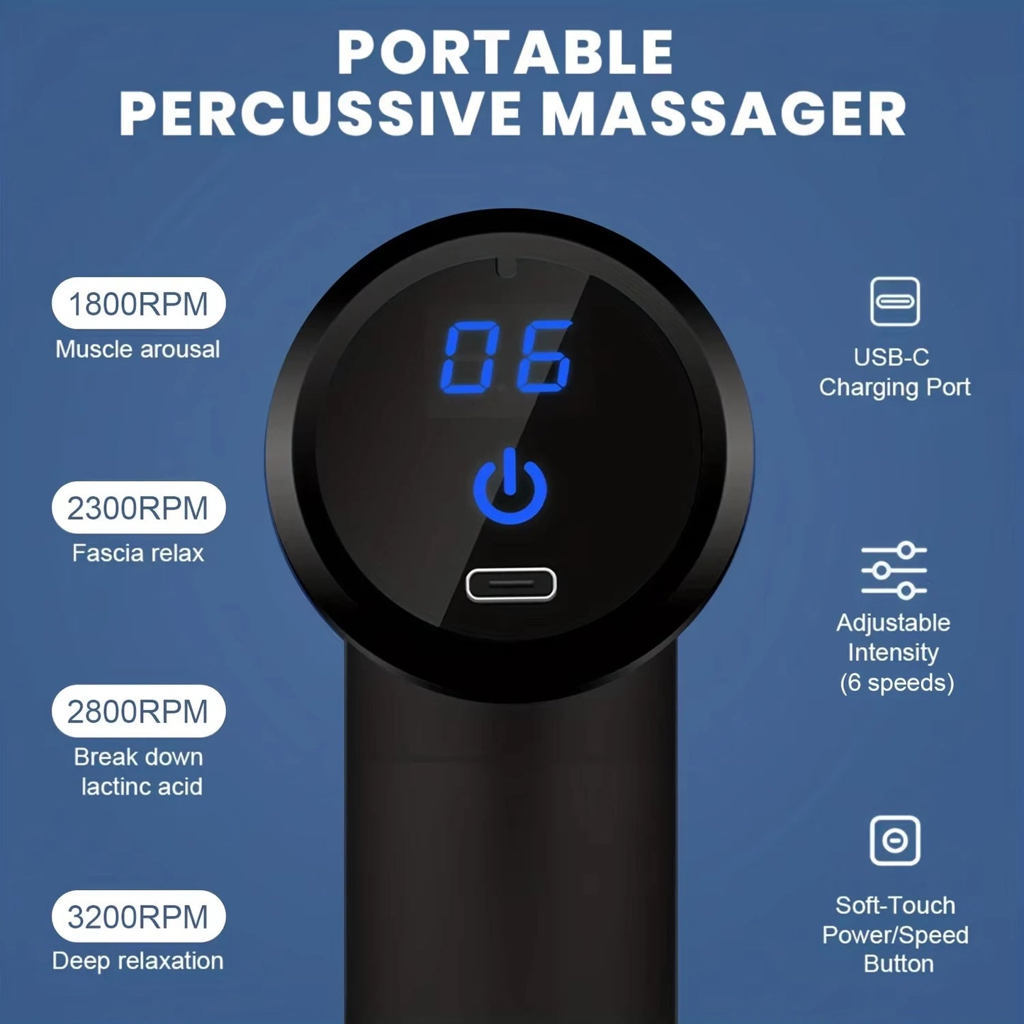 Mini Portable Smart Electric Massager